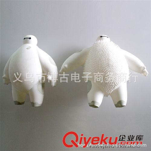 發(fā)光發(fā)泄玩具 超能陸戰(zhàn)隊 大白發(fā) 中號光閃光毛毛球地攤熱賣兒童軟膠玩具發(fā)泄球原始圖片2