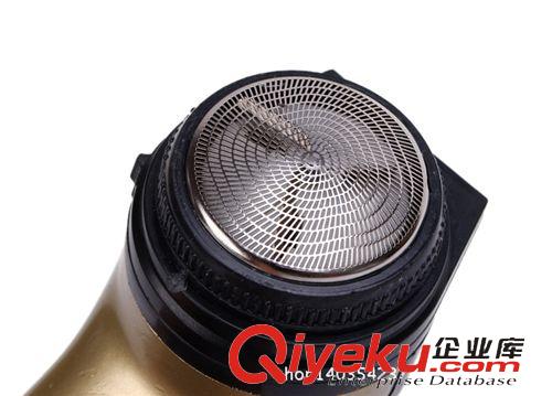 家居百貨 充電電動剃須刀 刮胡刀 貴氣金色 電動刮胡刀 貼合下巴 帶推剪原始圖片2