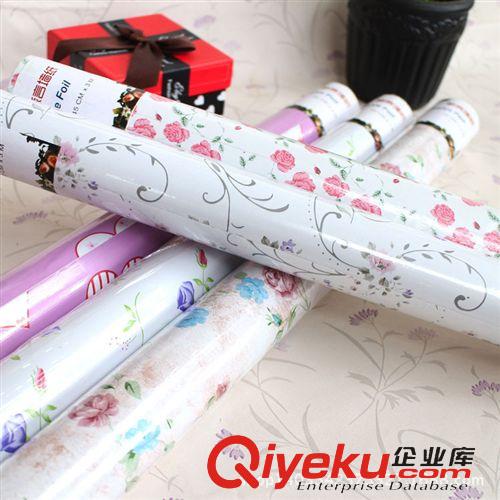 家居百貨 自粘膠墻紙 PVC墻紙 印花墻貼紙 帶膠貼紙 多色可選 地攤熱銷原始圖片2