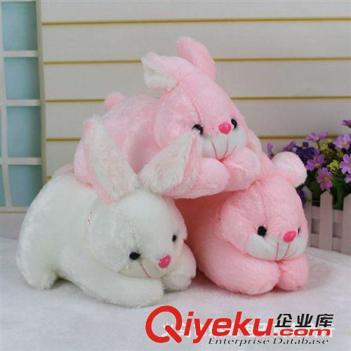 毛絨玩具 廠家定制毛絨玩具長耳小白兔毛絨小白兔公仔玩具趴趴兔原始圖片3