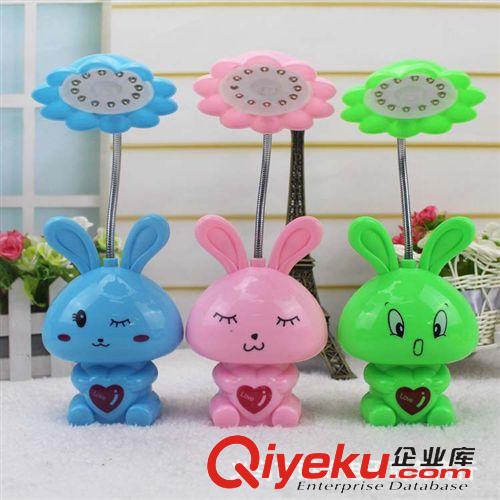 家庭小用品 卡通創(chuàng)意臺燈 充電臺燈 學生護眼迷你版學習臺燈原始圖片2