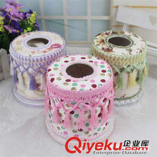 收納用品 圓紙巾盒  創意紙巾盒  花邊紙抽