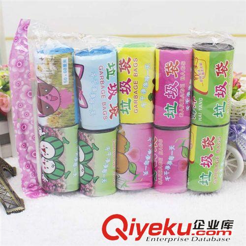 收納用品 廠家直銷 十元店日用百貨 10個加厚連卷垃圾袋原始圖片2