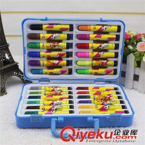 文體用品 9.9元專批 24色彩筆 水洗彩筆 盒裝彩筆原始圖片2