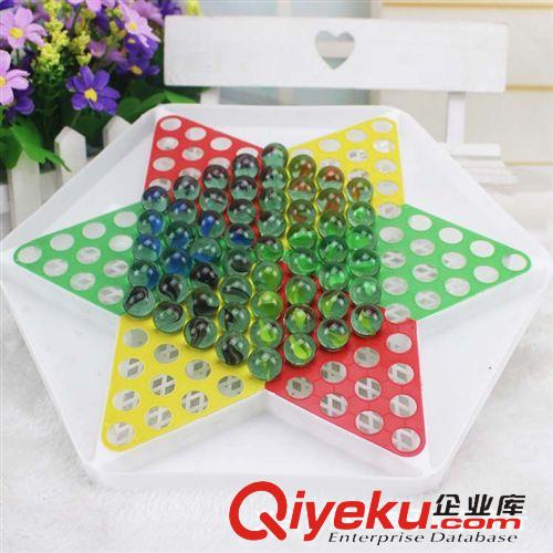 文體用品 跳棋 玻璃球跳棋 兒童益智玩具原始圖片2