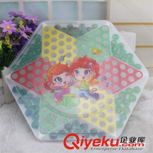 文體用品 跳棋 玻璃球跳棋 兒童益智玩具原始圖片3