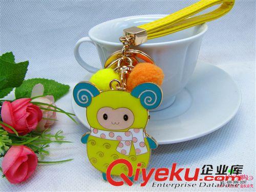 鑰匙扣 手挽繩鑰匙扣包扣毛球汽車掛件9.9 十元店貨源百貨義烏精品批發(fā)原始圖片2