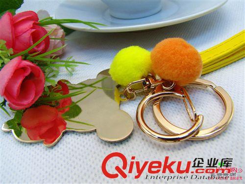 鑰匙扣 手挽繩鑰匙扣包扣毛球汽車掛件9.9 十元店貨源百貨義烏精品批發(fā)原始圖片3
