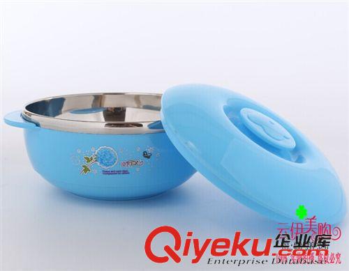 家電、五金百貨 寶寶吃飯保溫碗 學(xué)生不銹鋼餐具 9.9 十元店貨源 義烏精品批發(fā)原始圖片2