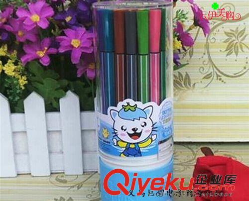 文體用品 兒童涂鴉筆套裝 水彩筆可水洗 24色裝 9.9 十元店貨源 百貨原始圖片3