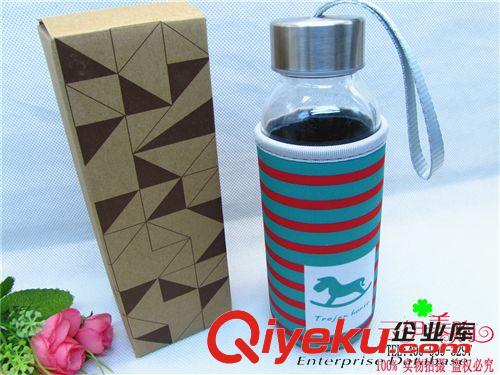水杯 直銷布套水杯 卡通玻璃杯 9.9 十元店貨源 義烏精品杯子批發(fā)原始圖片3
