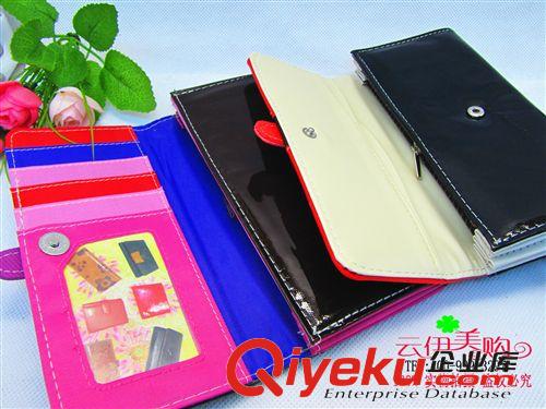 包類 新款女士手拿包拼接時(shí)尚翻蓋長(zhǎng)款錢包 9.9義烏十元店貨源百貨批發(fā)原始圖片2