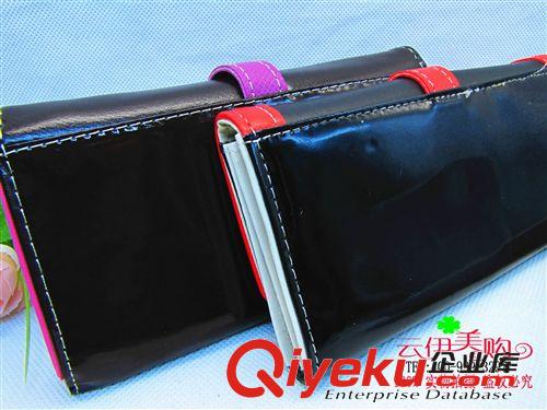 包類 新款女士手拿包拼接時(shí)尚翻蓋長(zhǎng)款錢包 9.9義烏十元店貨源百貨批發(fā)原始圖片3