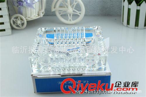 5元店貨源 gd水晶玻璃煙灰缸 中號方缸5元店10元店貨源批發(fā)配送原始圖片2