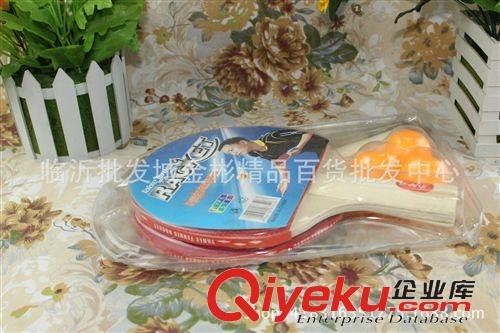 五金家電 乒乓球拍組合裝 2個拍三個球套裝 文體用品批發(fā)配送原始圖片2