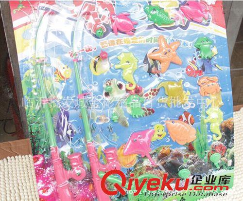 兒童玩具 益智動(dòng)手兒童玩具 釣魚(yú)玩具組合雙桿10元店貨源9元9批發(fā)原始圖片2