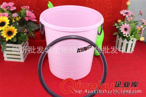 廚房用品 塑料垃圾桶 大號帶壓圈 10元店貨源 9元9地攤百貨批發(fā)原始圖片3