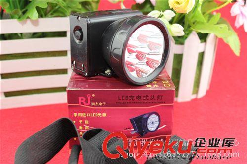 工藝禮品 野營釣魚用LED充電式頭燈 10元店貨源垂釣頭燈批發(fā)配貨原始圖片2