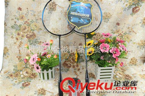 體育用品 羽毛球拍帶球套裝個(gè)2個(gè) 10元店貨源9元9贈(zèng)品批發(fā)配送原始圖片2