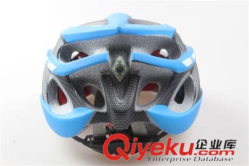 騎行頭盔 H-CC專利啞光帶燈頭盔自行車頭盔騎行頭盔一體成型山地公路頭盔原始圖片3