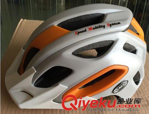 騎行頭盔 SMS S-191一體成型加護(hù)后腦山地自行車頭盔裝備戶外成人男女