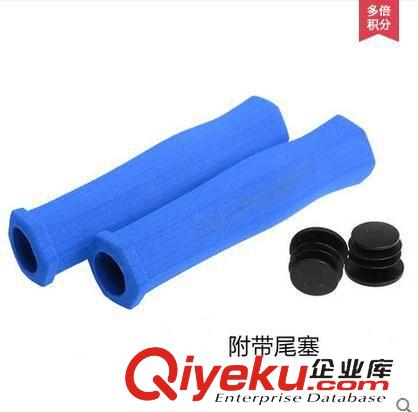 單車配件 批發(fā)壁虎多彩海綿把套山地自行車超輕防滑減震把套死飛街攀把套原始圖片2