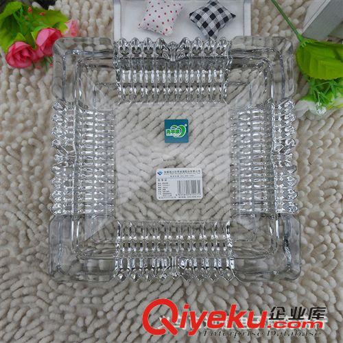 9.9元專區 【10元店貨源】YG1016-1大號方形玻璃煙灰缸 精品煙缸原始圖片2