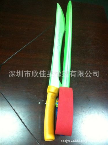 玩具刀劍/球棒 專業(yè)生產(chǎn)軍官指揮刀，EVA夜光大刀，玩具刀原始圖片2