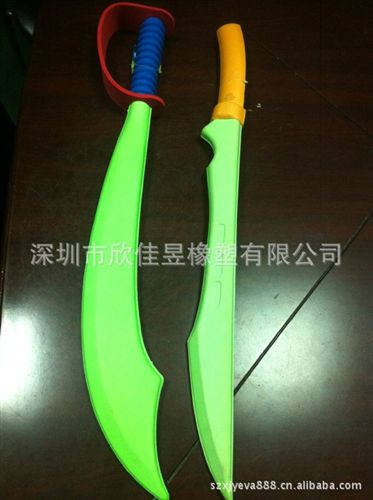 玩具刀劍/球棒 專業(yè)生產(chǎn)軍官指揮刀，EVA夜光大刀，玩具刀原始圖片3