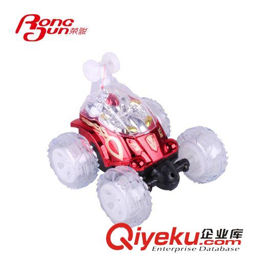 遙控車(chē) 榮駿兒童玩具特技車(chē) 小孩翻斗車(chē)跳舞電動(dòng)玩具 炫彩燈光音樂(lè)遙控車(chē)原始圖片3