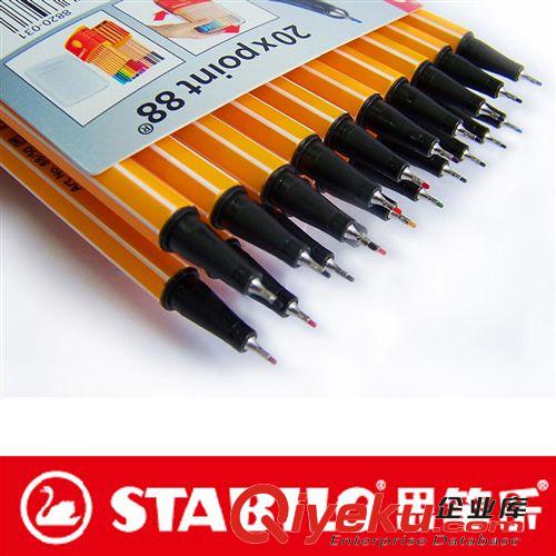 思筆樂 德國STABILO思筆樂88纖維筆\草圖筆\勾線筆20色套裝 天鵝筆 盒裝原始圖片3