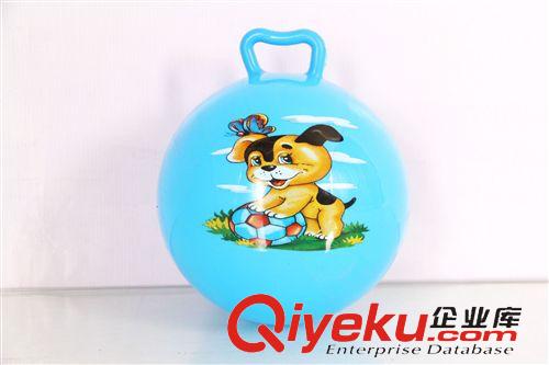 文體產品 批發(fā) 兒童手提球 手柄球 充氣 玩具 卡通圖案球類 兒童皮球原始圖片2