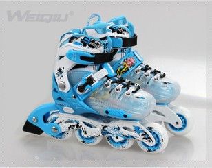 溜冰鞋inline skates 批發15年新款兒童溜冰鞋 可調兒童輪滑鞋 平花鞋輪滑一件代發