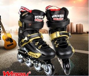 溜冰鞋inline skates 15年新款金剛系列gd成人專業(yè)平花鞋 輪滑鞋 成人滑輪鞋 男女款