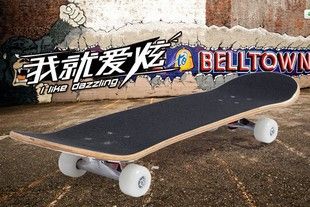 滑板\長板skateboard 爆款專業(yè)七層楓木 成人滑板拋光支架成人滑板 滑板批發(fā)包郵原始圖片2