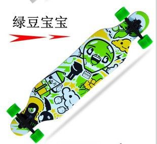 滑板\長板skateboard skateboard廠家直供四輪雙翹滑板凹板成人板初級刷街滑板一件代發(fā)