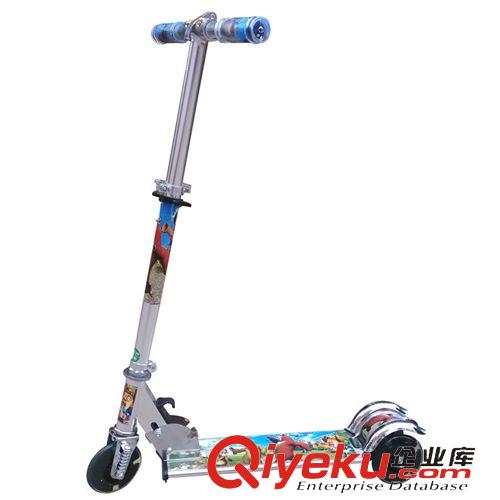 滑板車scooter tj銷售 音樂 發亮可折疊兒童滑板車 發亮滑板車 批發 100mm輪