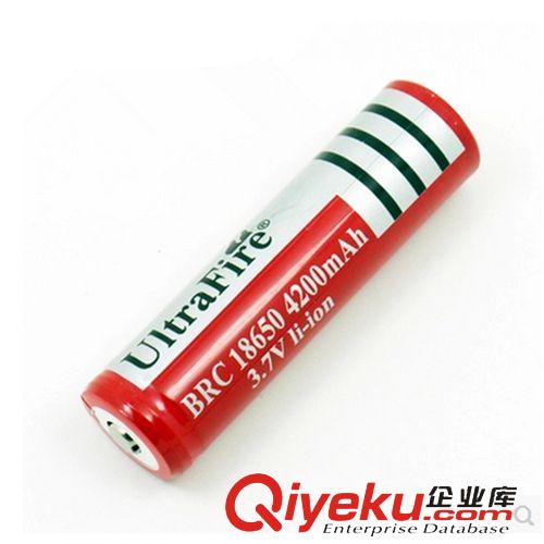 单车灯饰 批发18650充电锂电池 3800mAh 3.7V 强光手电筒锂离子【红电池】