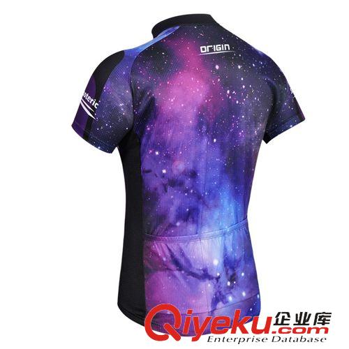 騎行服男款 星空紫色騎行服短袖套裝男夏季 個性自行車衫裝備 戶外 國際ebay