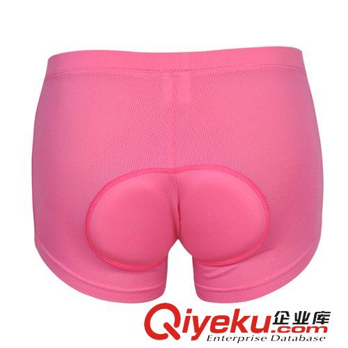騎行裝備 一件代發(fā) 女裝粉紅色戶外自行車四角騎行專用內(nèi)褲 ebay熱銷款女款原始圖片3