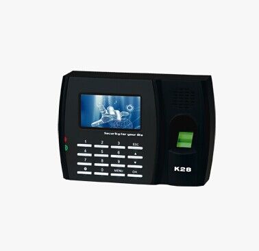 辦公設備 中控K28指紋考勤機 免軟件打卡機指紋考勤一體機