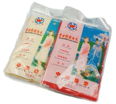 夏季用品 戶外旅行旅游一次性雨衣便攜式加長(zhǎng)加厚雨衣透明雨披原始圖片3