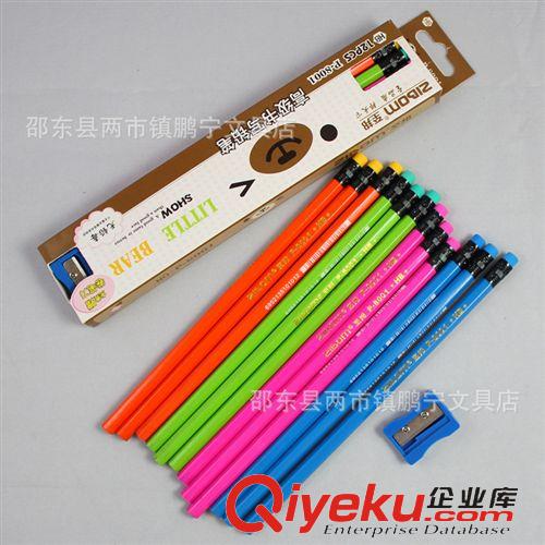 鉛筆 至邦8001高級(jí)木質(zhì)六角書寫鉛筆 HB盒裝 送卷筆刀 學(xué)生用品原始圖片2