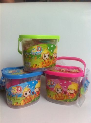彩泥 雙葉爆款0929彩泥 圓桶裝12色加模具3D夢(mèng)幻香味 安全md橡皮泥原始圖片2
