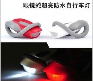 自行車車燈 tj2012{zx1}款眼鏡蛇自行車 青蛙燈警示燈夜行燈騎行裝備尾燈