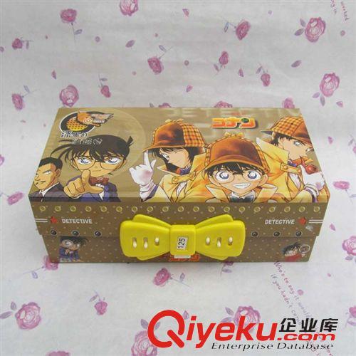 韓版熱銷文具 韓國創意萌寵多功能三層帶鏡子提手密碼鎖文具盒鉛筆盒批發原始圖片3