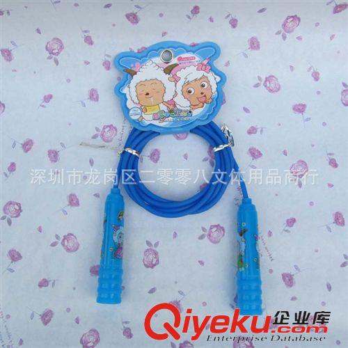 喜羊羊252跳繩 正品喜羊羊兒童跳繩 軟橡膠 塑柄彈力跳繩2.5米學(xué)生達(dá)標(biāo)訓(xùn)練跳繩原始圖片3
