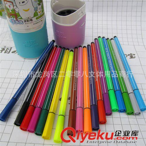 奧博/真彩筆系列 真彩2600-18色酷丫可水洗苗條水彩筆文具彩色筆套裝原始圖片3