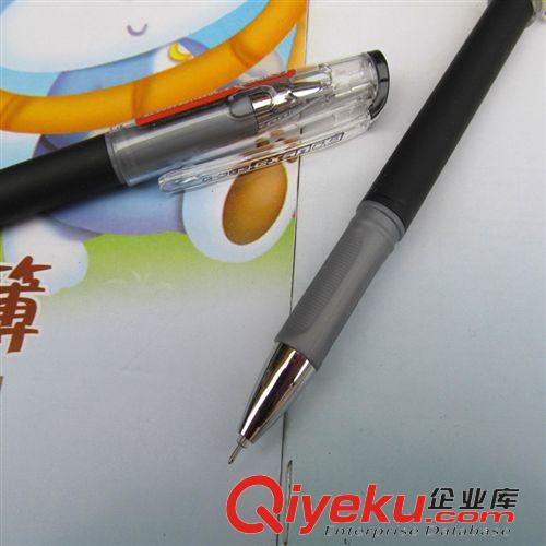 韓版學生文具 知心383中性筆 0.5mm 考試專用中性筆 磨砂桿 手感舒適黑色原始圖片2