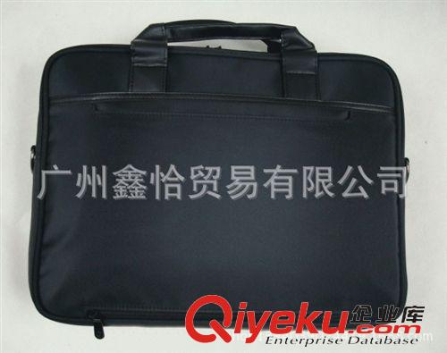 皮具箱包 專業(yè)定制 惠普筆記本電腦包14寸優(yōu)雅黑  可印LOGO原始圖片3